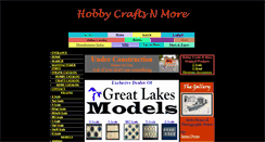 Desktop Screenshot of hobbycraftsnmore.com